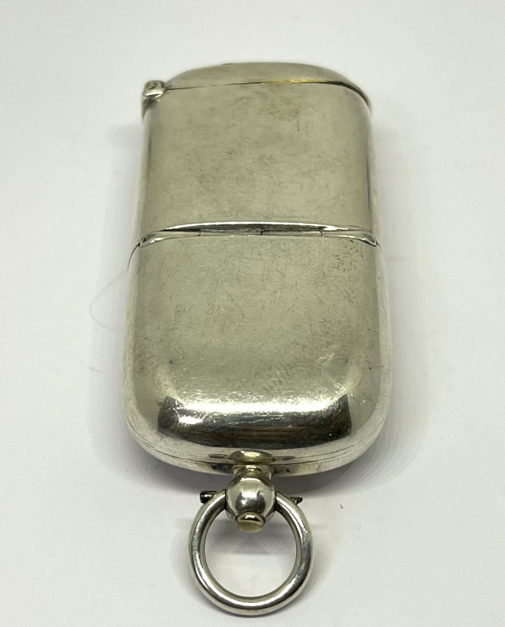 Victorian Silver Combination Sovereign & Vesta Case View V