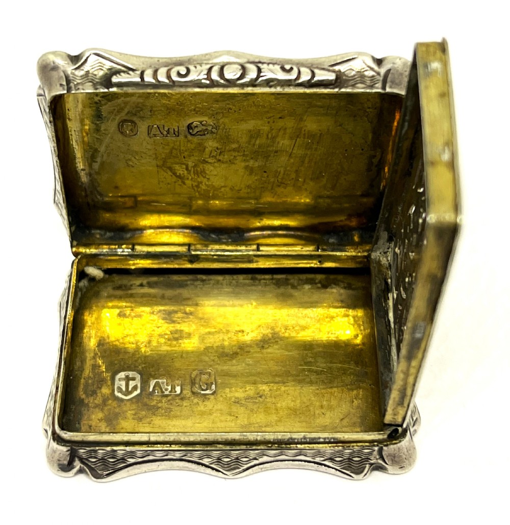 Victorian Silver Vinaigrette View V
