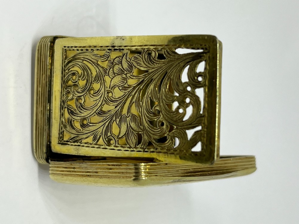 Victorian Silver Vinaigrette View VI