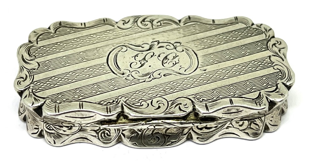 Fine Victorian Silver Vinaigrette View II