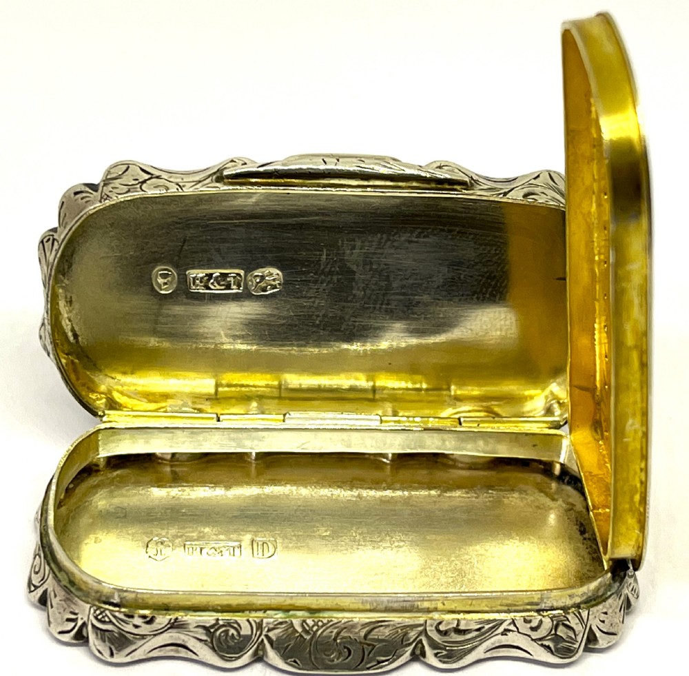 Fine Victorian Silver Vinaigrette View III