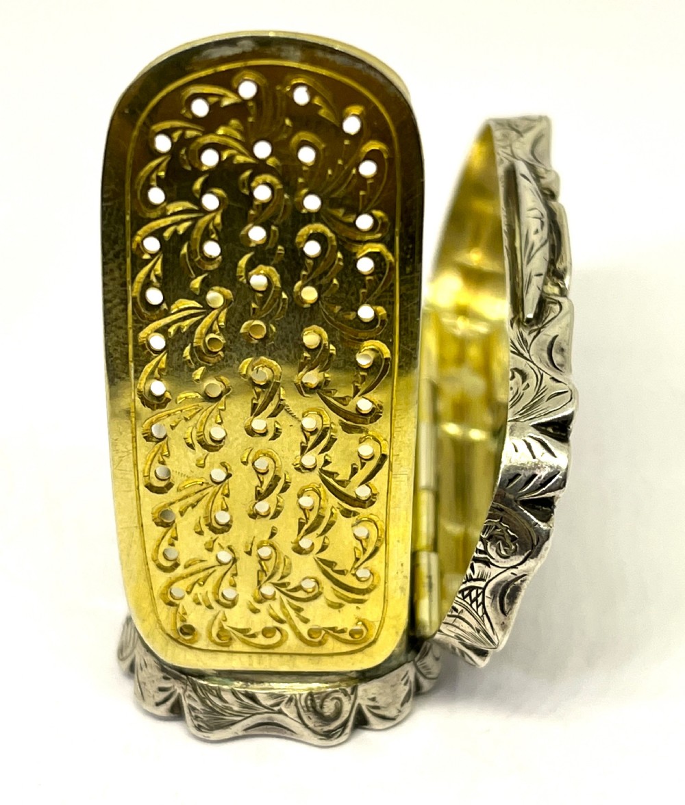 Fine Victorian Silver Vinaigrette View IV