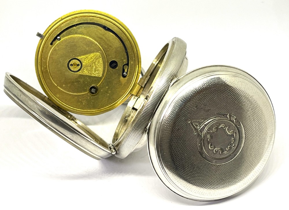 Antique Chester Silver Pocket Watch View III