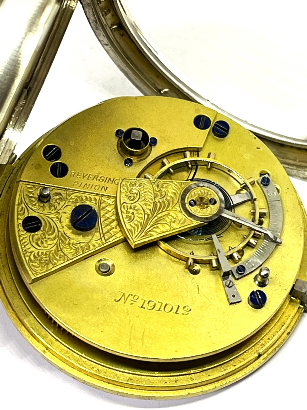 Antique Chester Silver Pocket Watch View IV