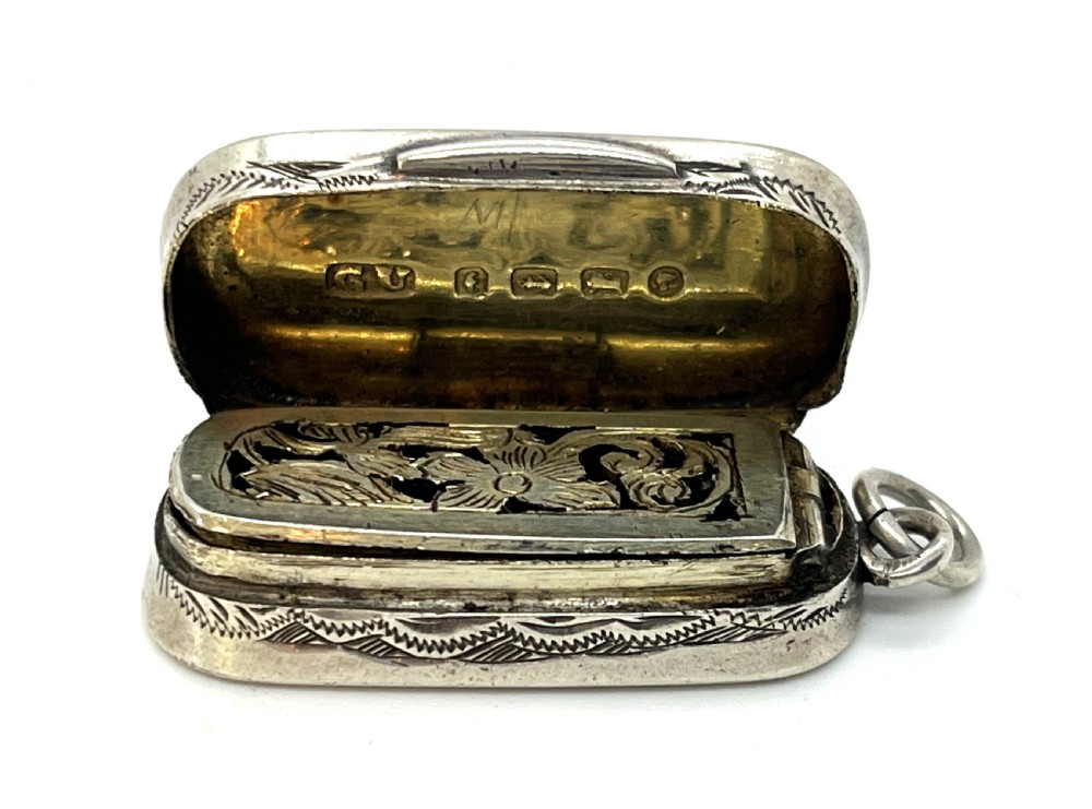 Quality Victorian Silver Vinaigrette