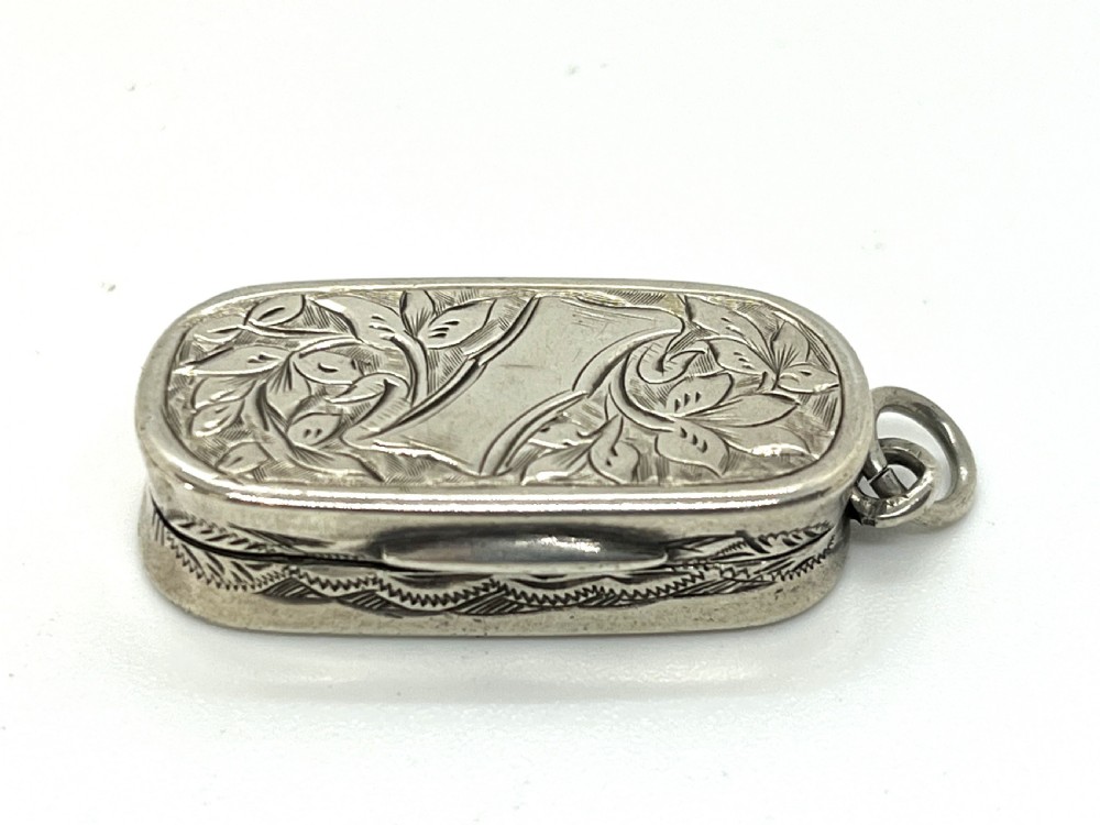 Quality Victorian Silver Vinaigrette View III