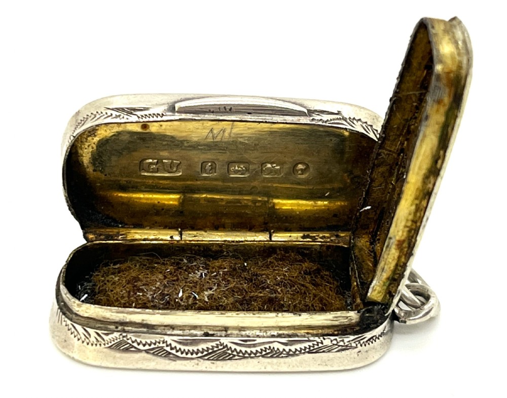 Quality Victorian Silver Vinaigrette View IV