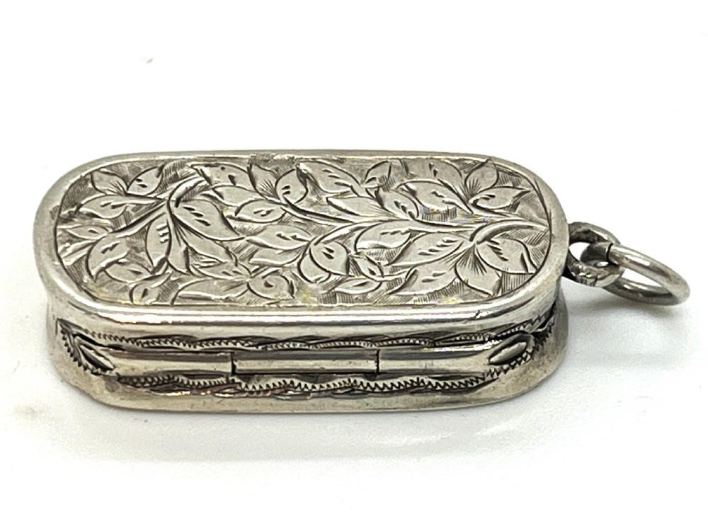 Quality Victorian Silver Vinaigrette View VI