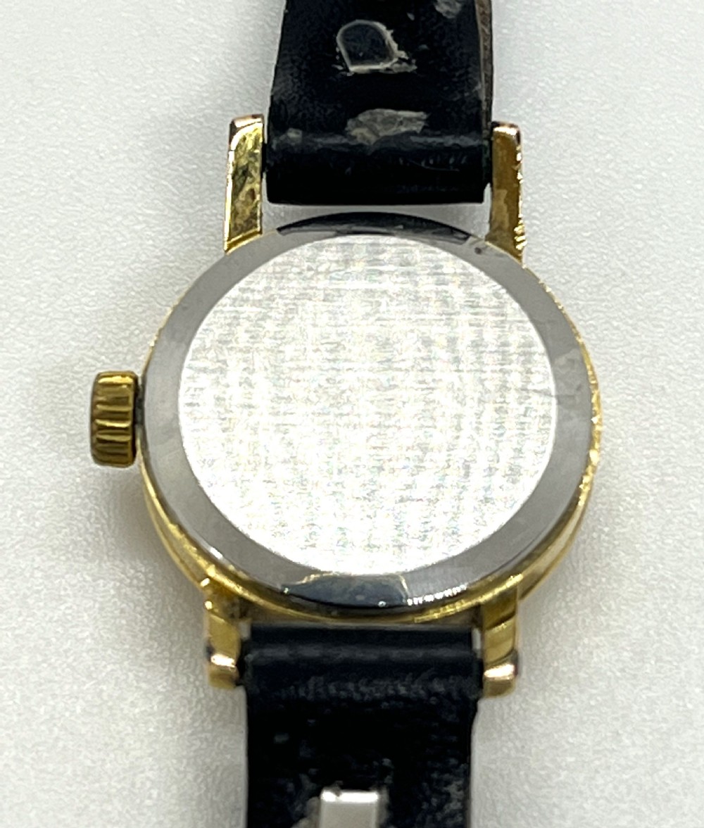 Lady's Gold Plated Omega Wrist Watch 1966 View III