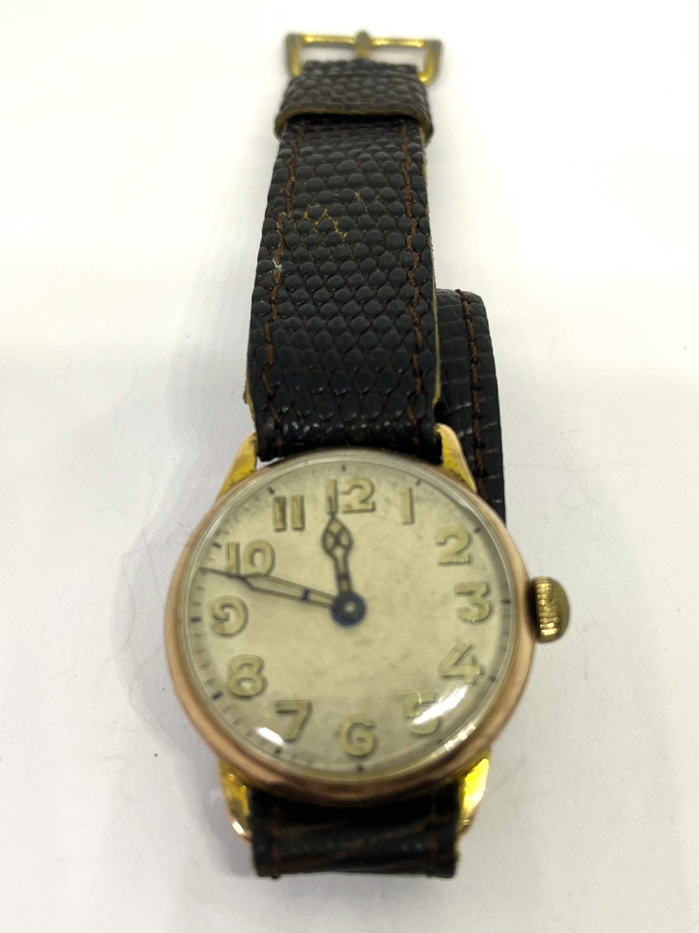 WW1 9ct Gold Trench Watch View II