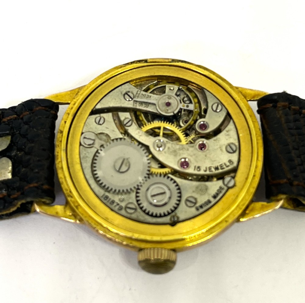 WW1 9ct Gold Trench Watch View III
