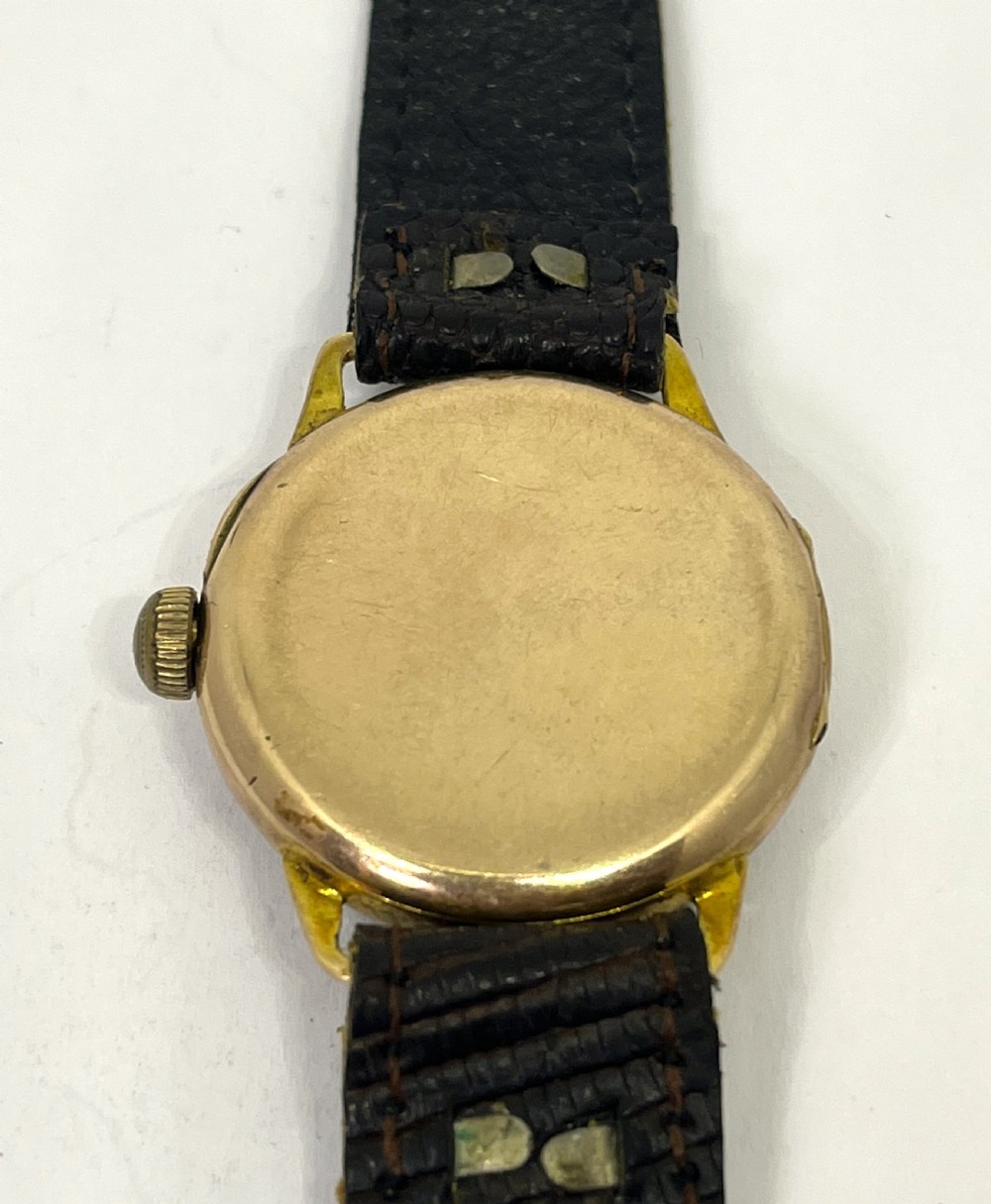WW1 9ct Gold Trench Watch View V