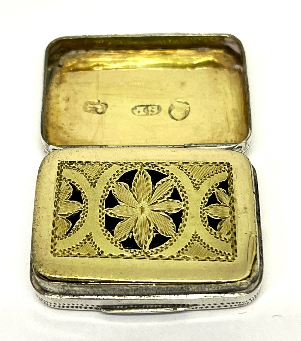 George III Silver Vinaigrette