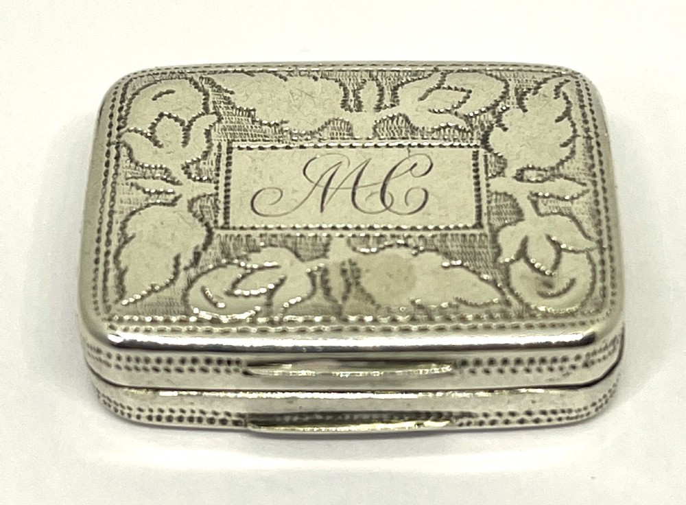 George III Silver Vinaigrette View II