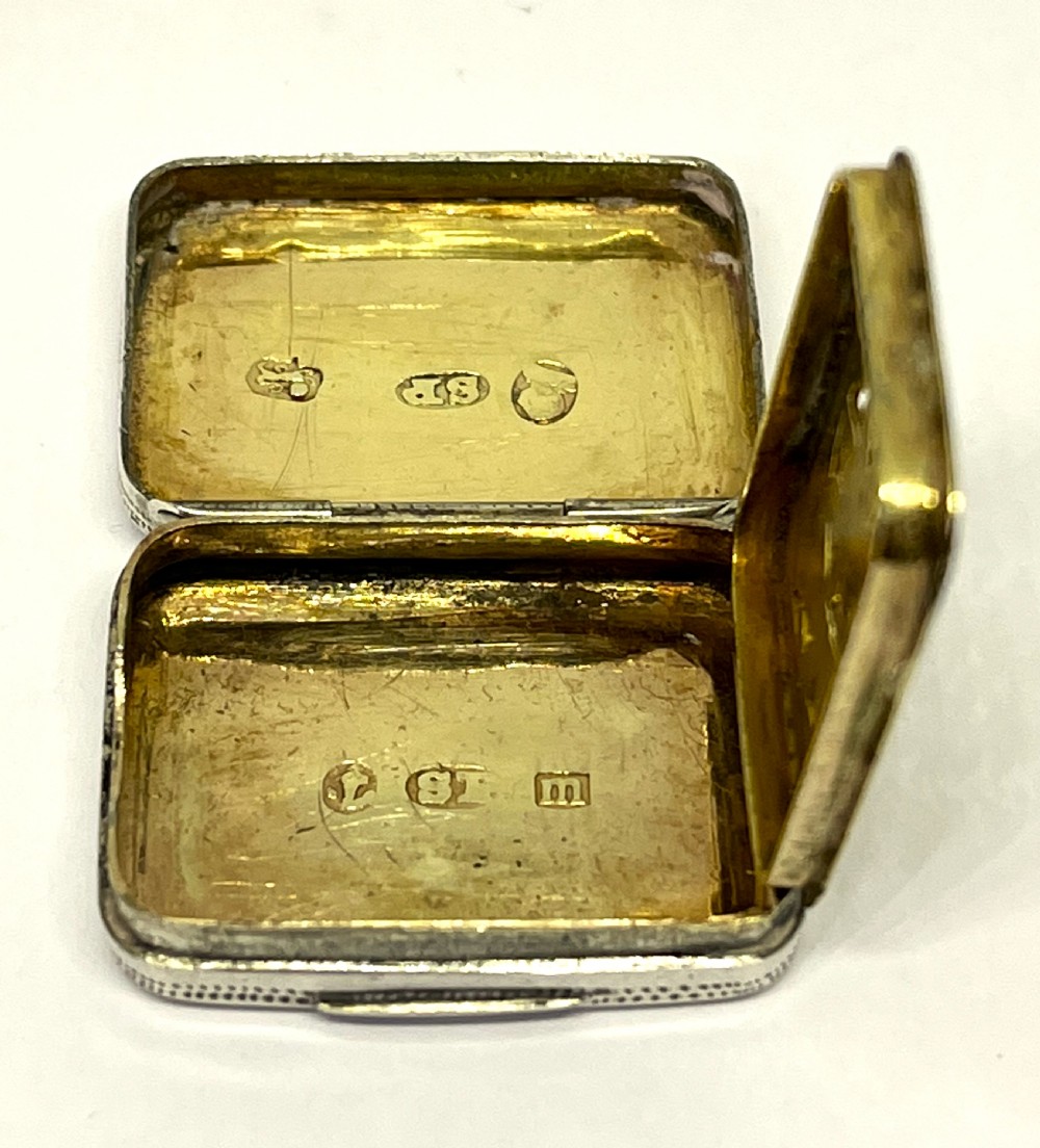 George III Silver Vinaigrette View III