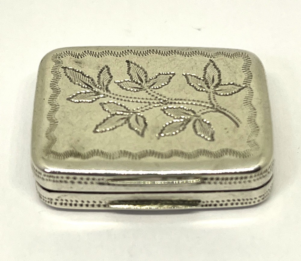 George III Silver Vinaigrette View V