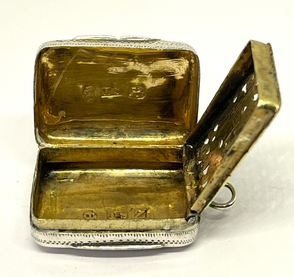 Georgian Silver Vinaigrette View VII