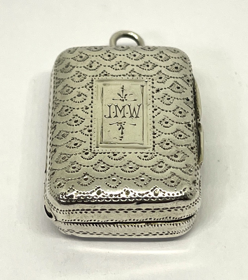 Georgian Silver Vinaigrette View IX