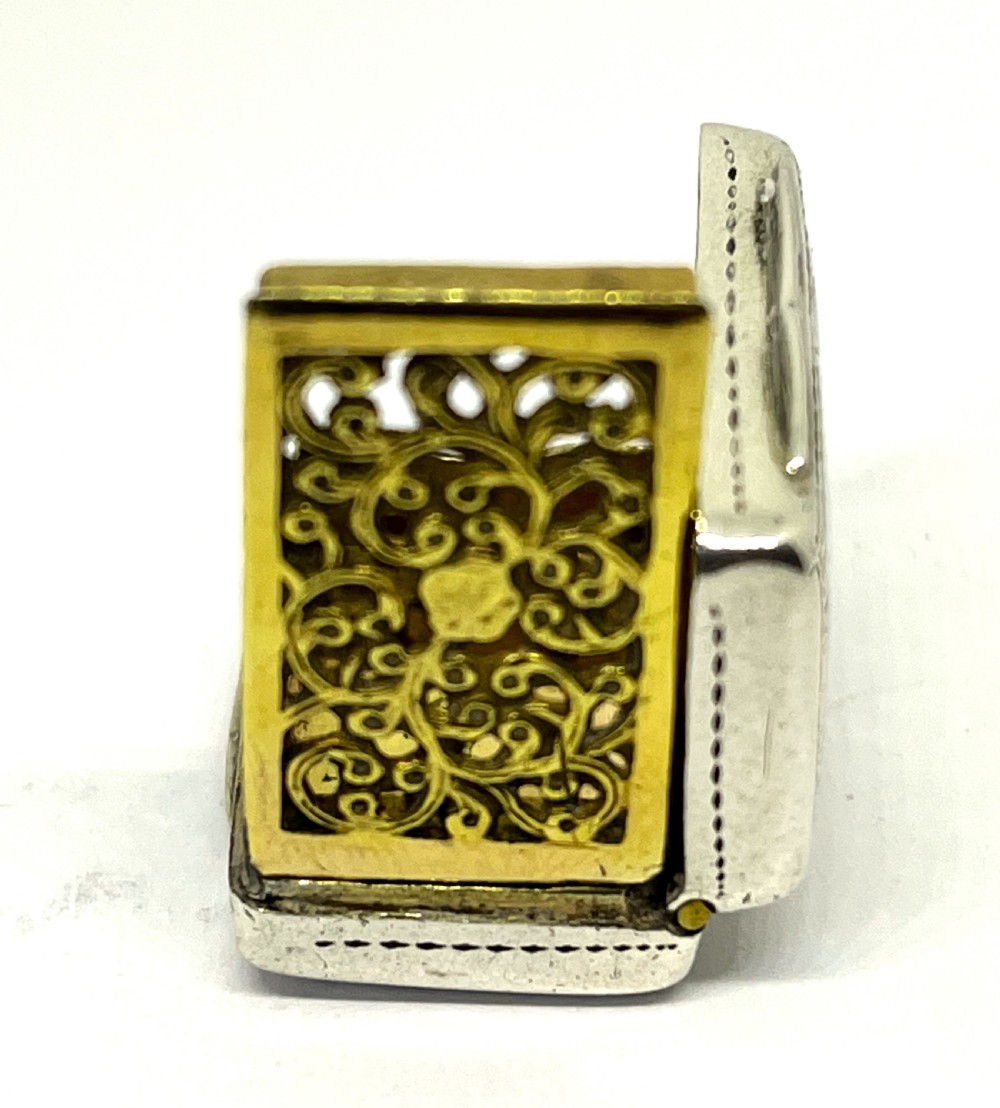 Georgian Silver Vinaigrette View IV