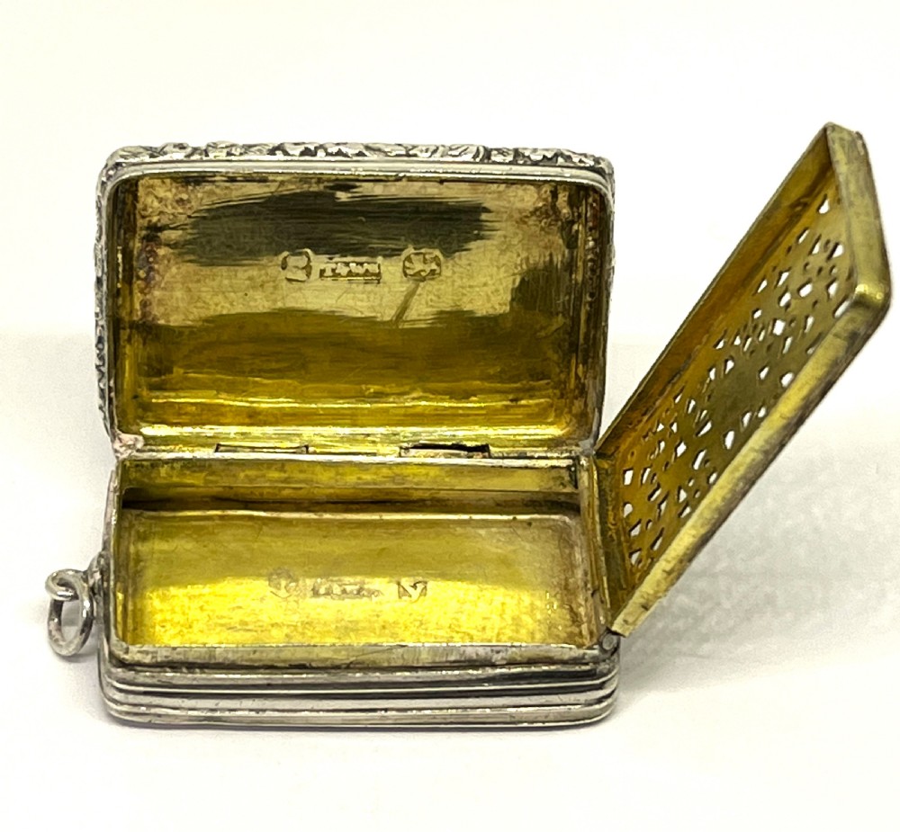 George IV Silver Vinaigrette View III