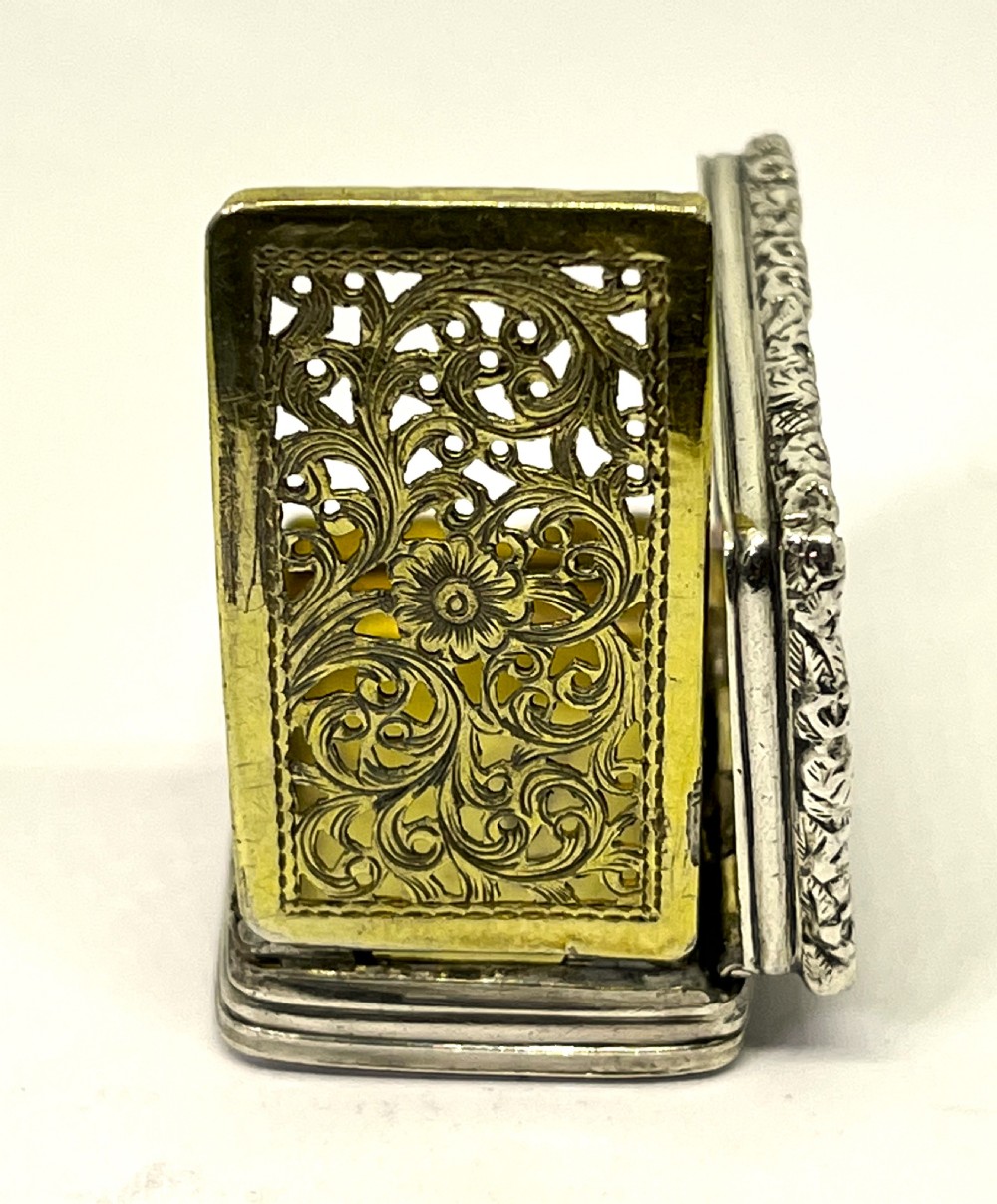 George IV Silver Vinaigrette View IV