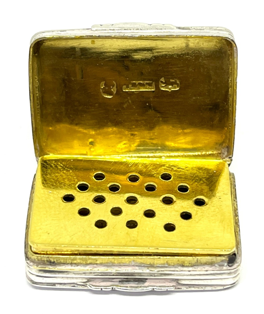 George IV Silver Vinaigrette View II