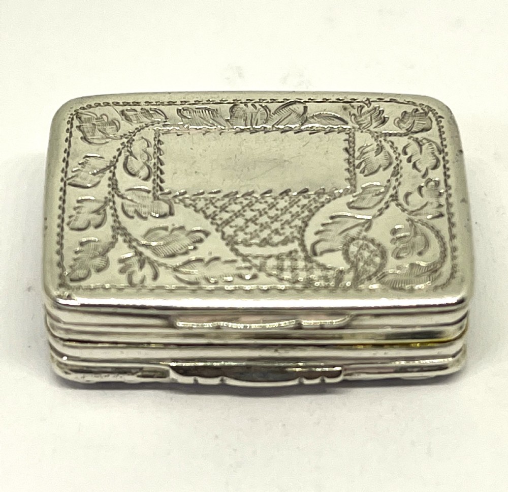 George IV Silver Vinaigrette View V