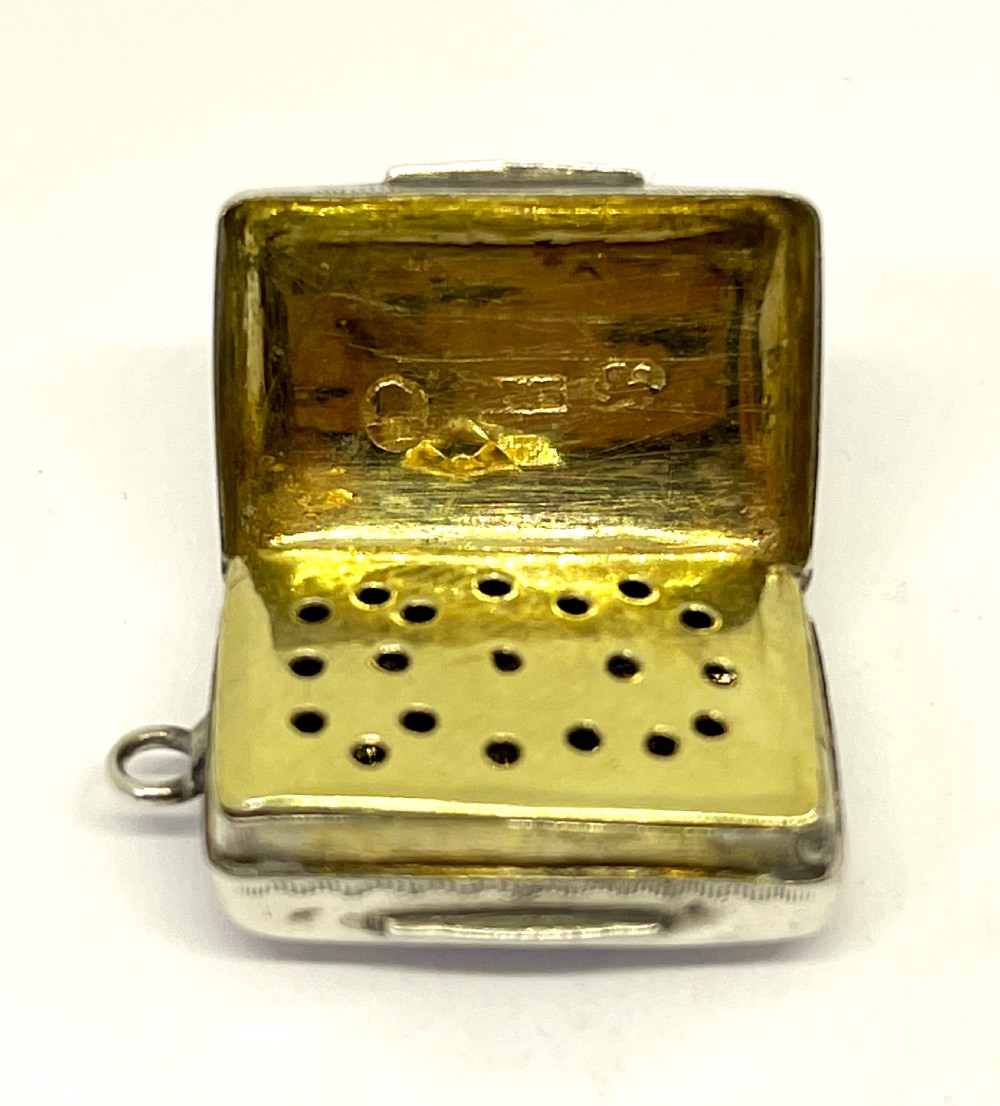 George IV Silver Vinaigrette View II