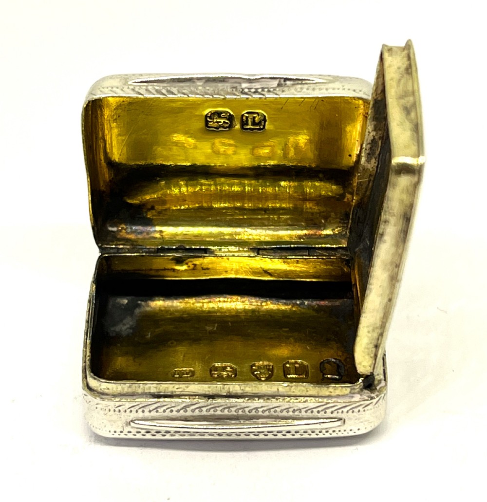 Silver Vinaigrette London 1806 John Death View III