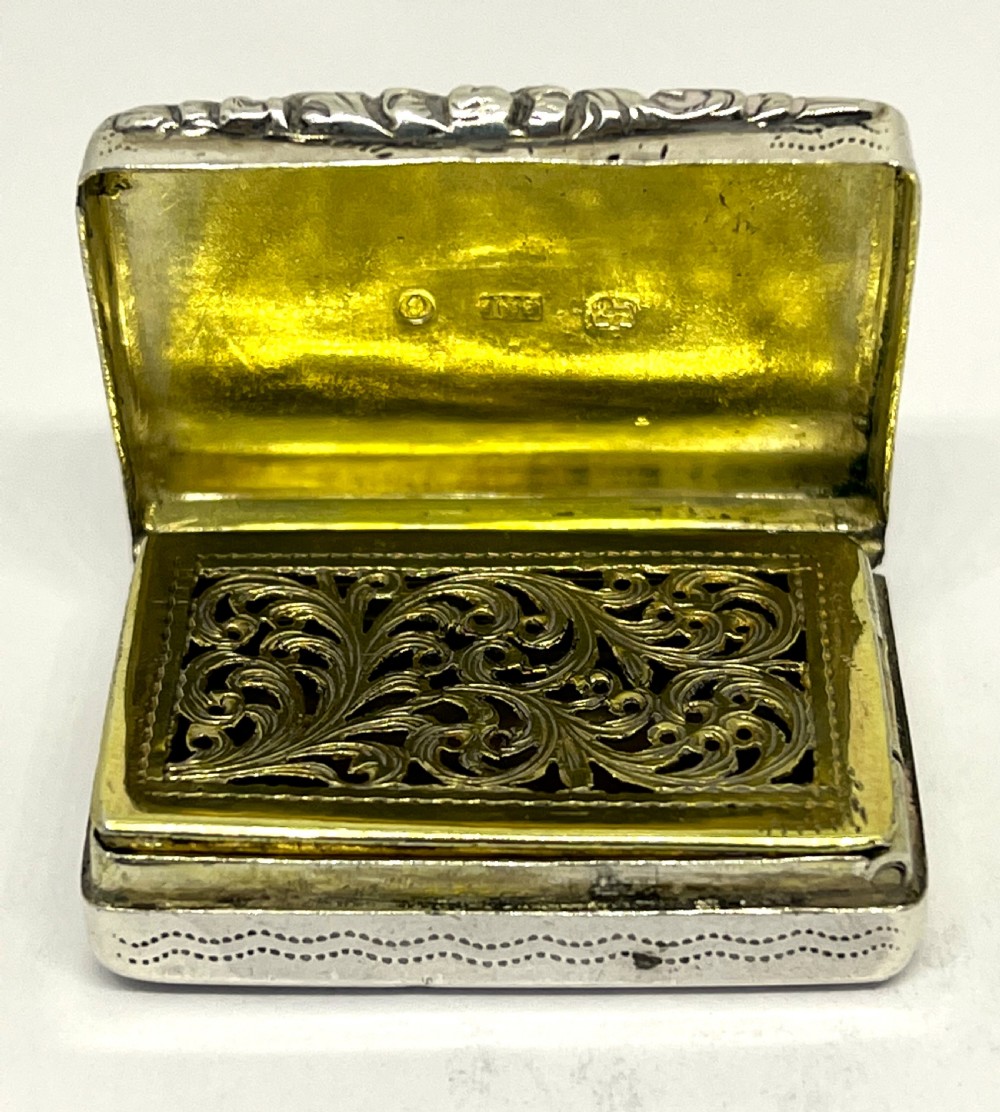 Fine William IV Silver Vinaigrette