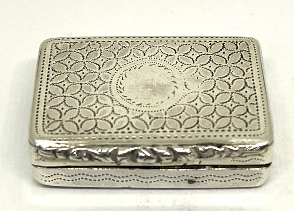 Fine William IV Silver Vinaigrette View II