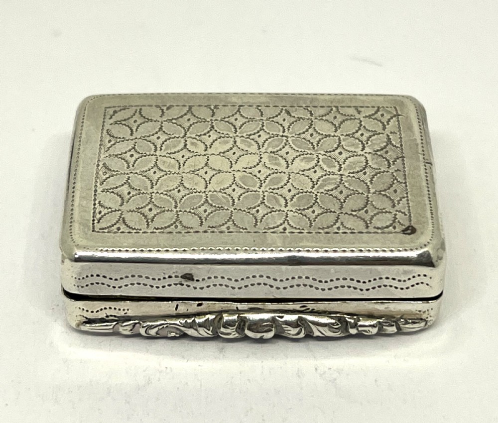 Fine William IV Silver Vinaigrette View V