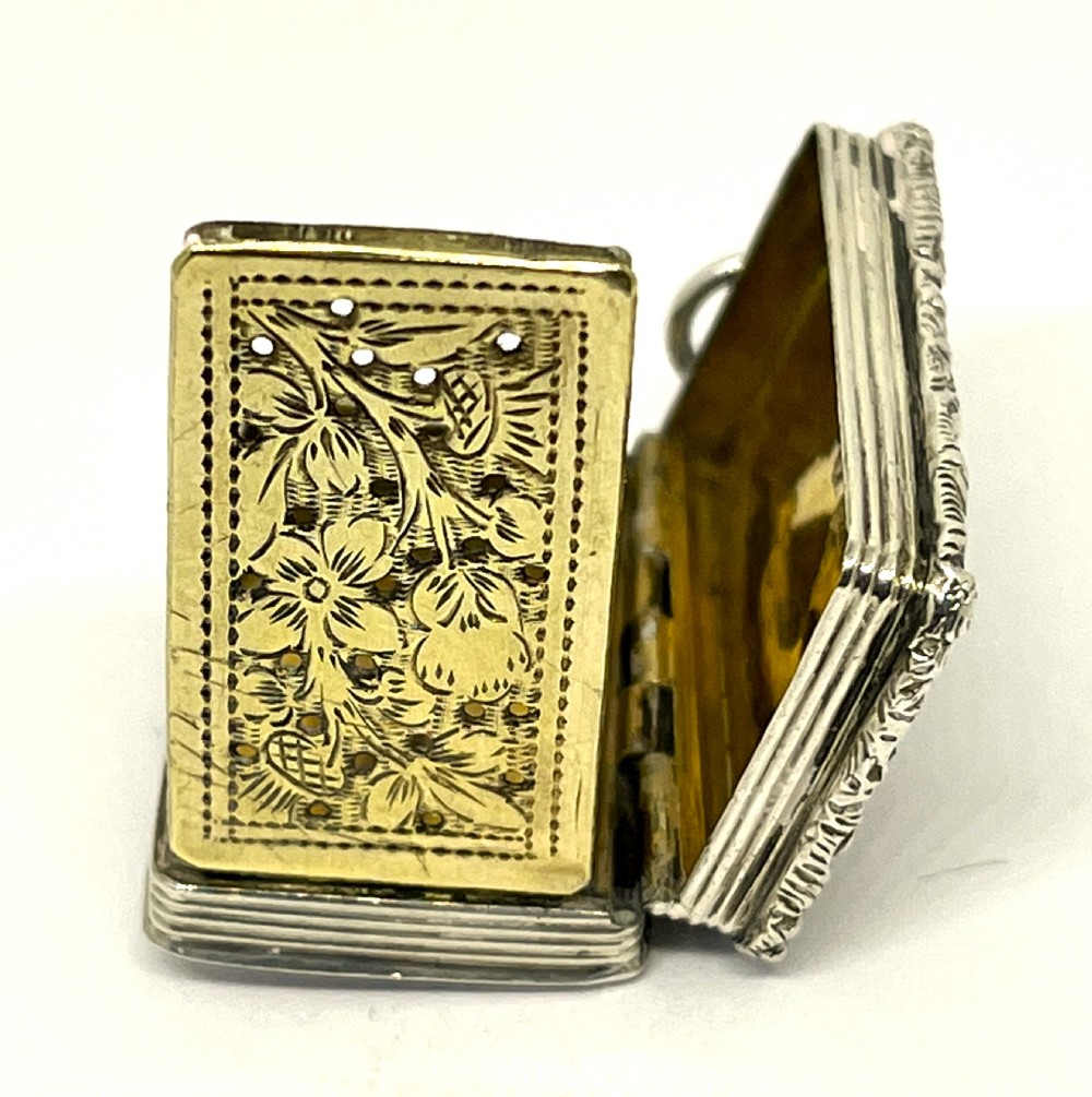 Fine William IV Silver Vinaigrette View IV