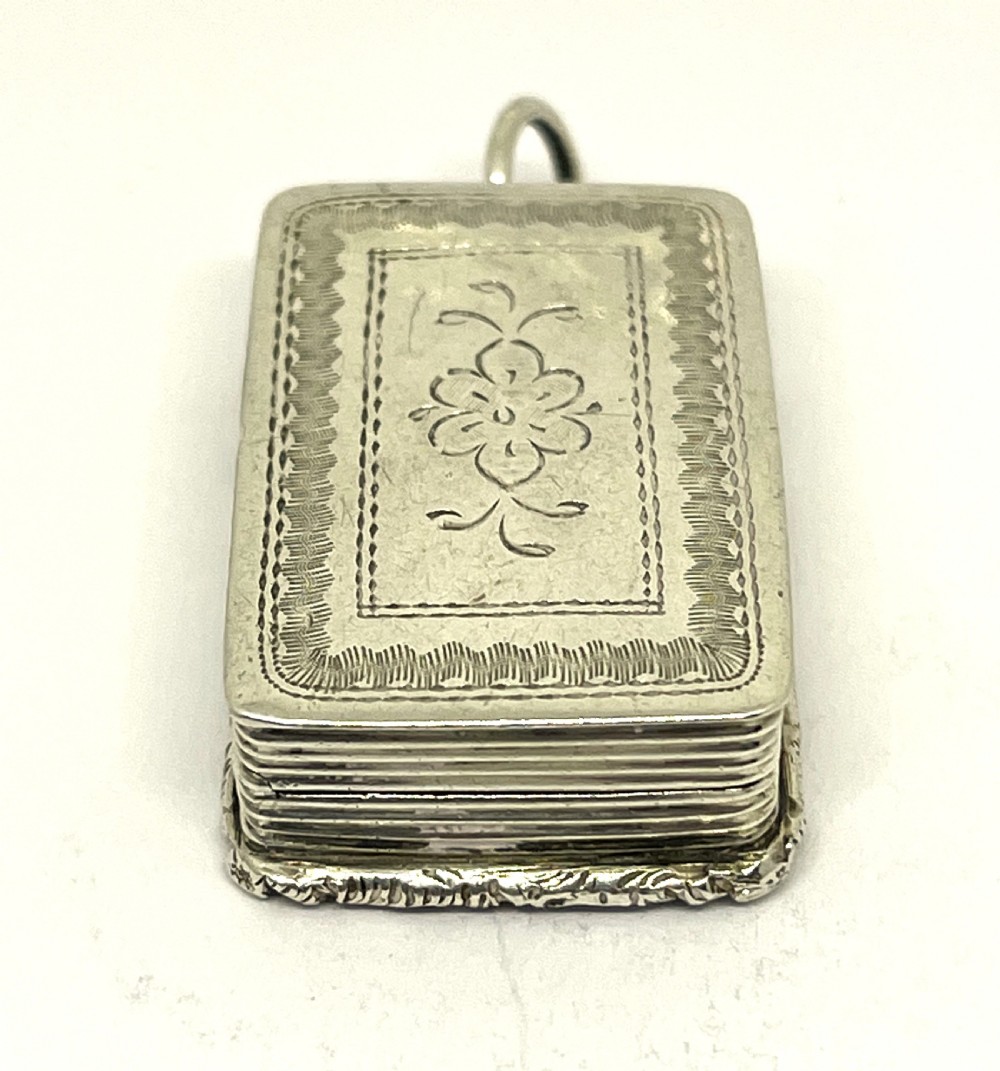 Fine William IV Silver Vinaigrette View V