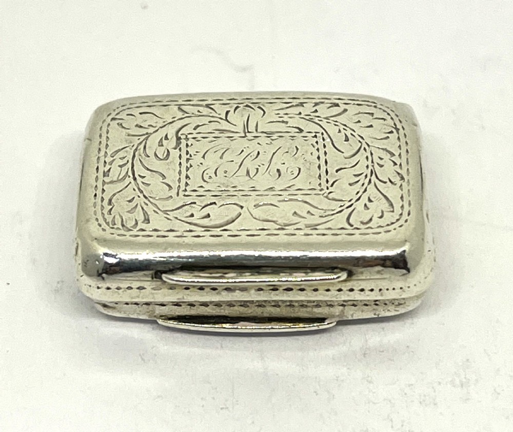 William IV Silver Vinaigrette