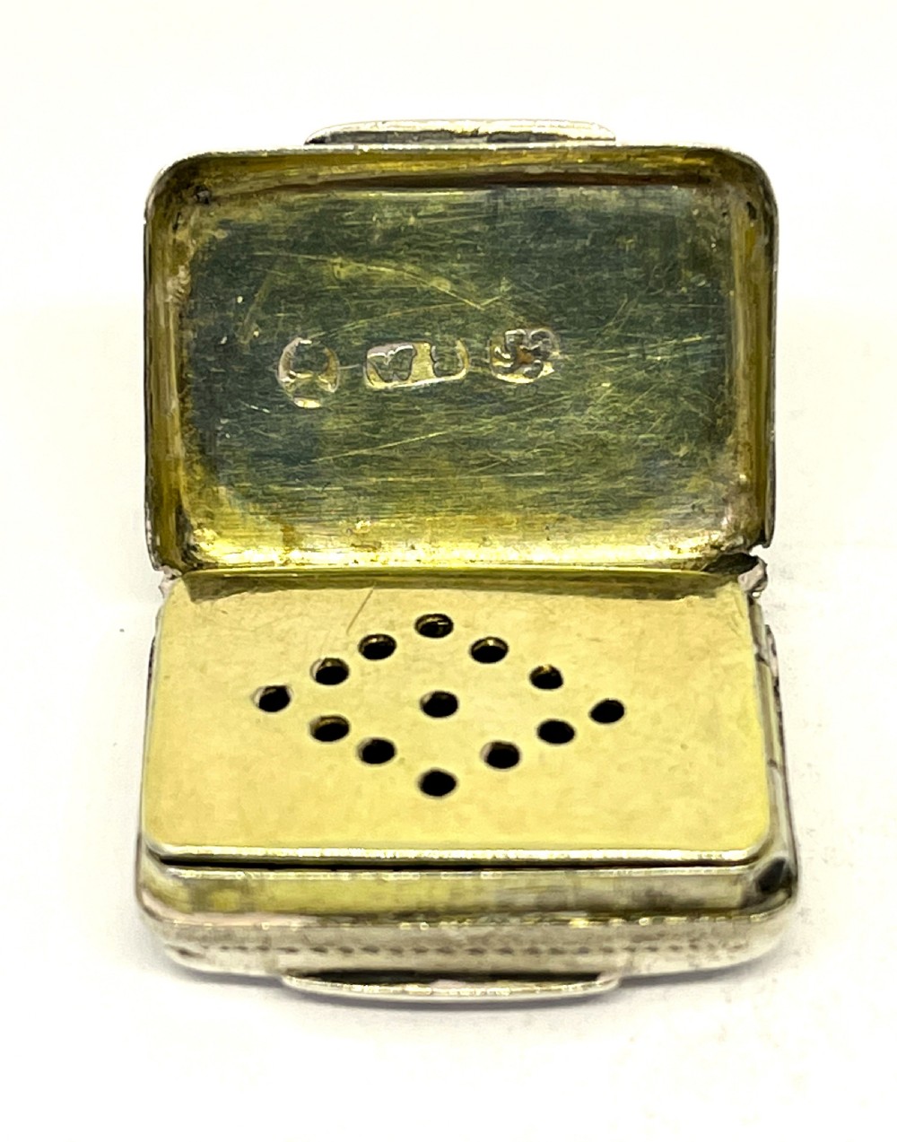 William IV Silver Vinaigrette View II