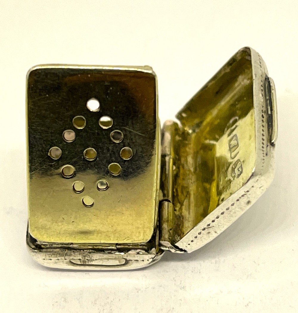 William IV Silver Vinaigrette View IV