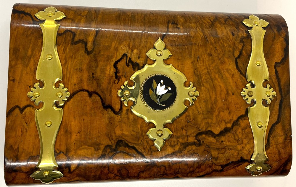 Betjemann Burr Walnut Games Box View II