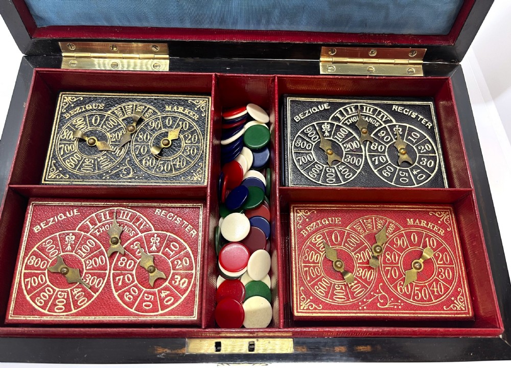 Betjemann Burr Walnut Games Box View V