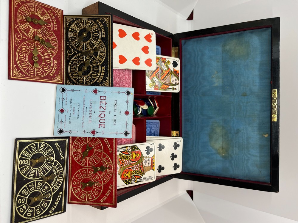 Betjemann Burr Walnut Games Box View VII