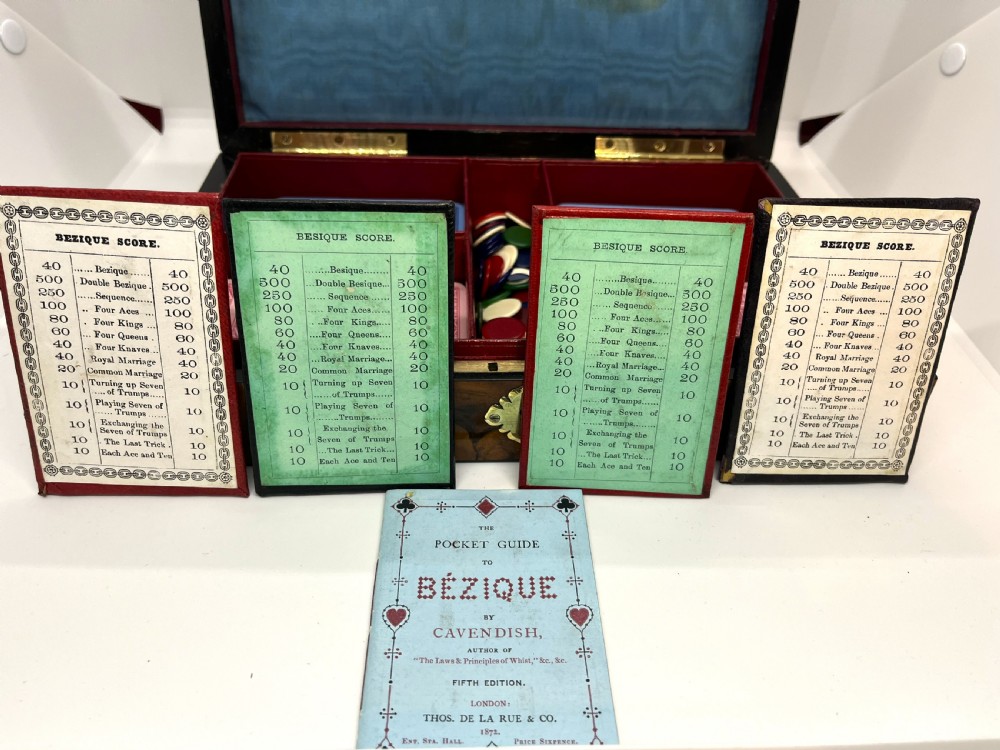 Betjemann Burr Walnut Games Box View VIII