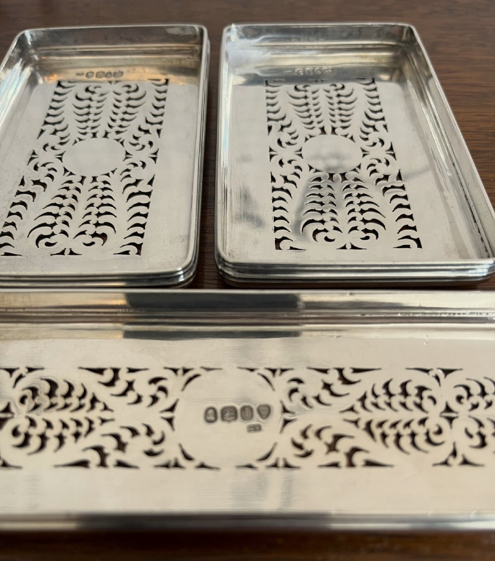 Georgian Kingwood & Silver Dressing Table Box View XIII