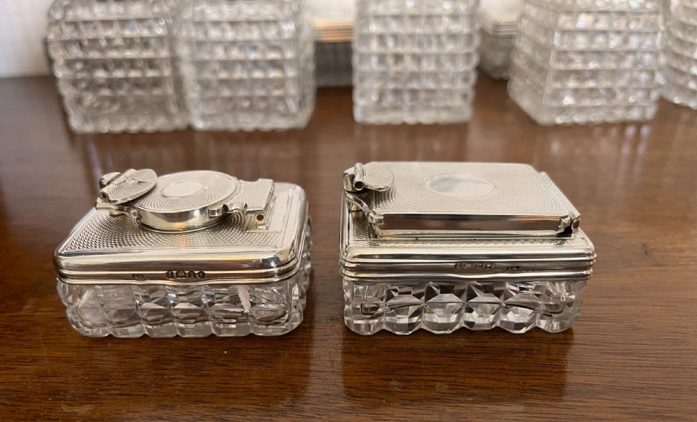 Georgian Kingwood & Silver Dressing Table Box View XVI