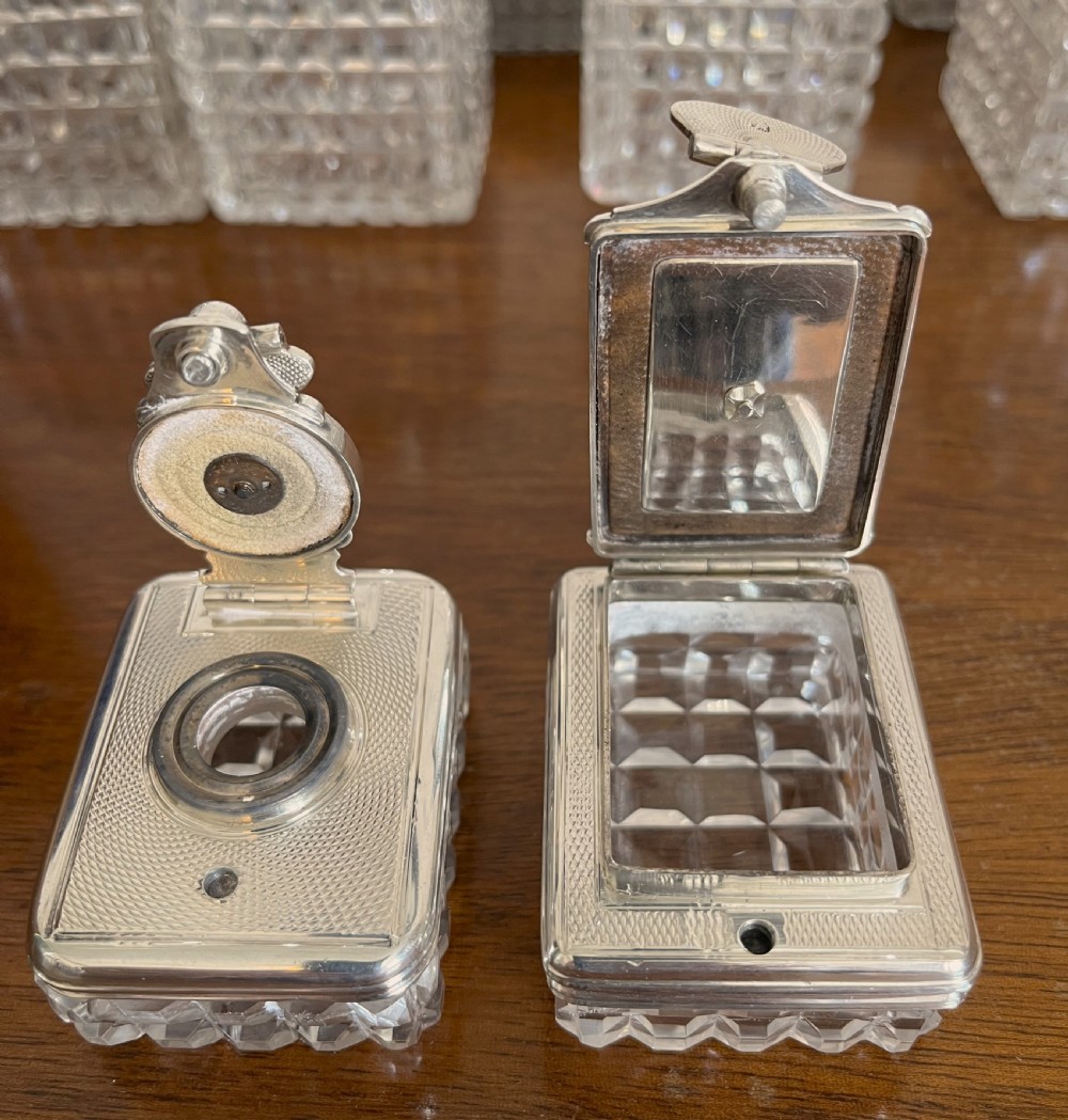 Georgian Kingwood & Silver Dressing Table Box View XVII