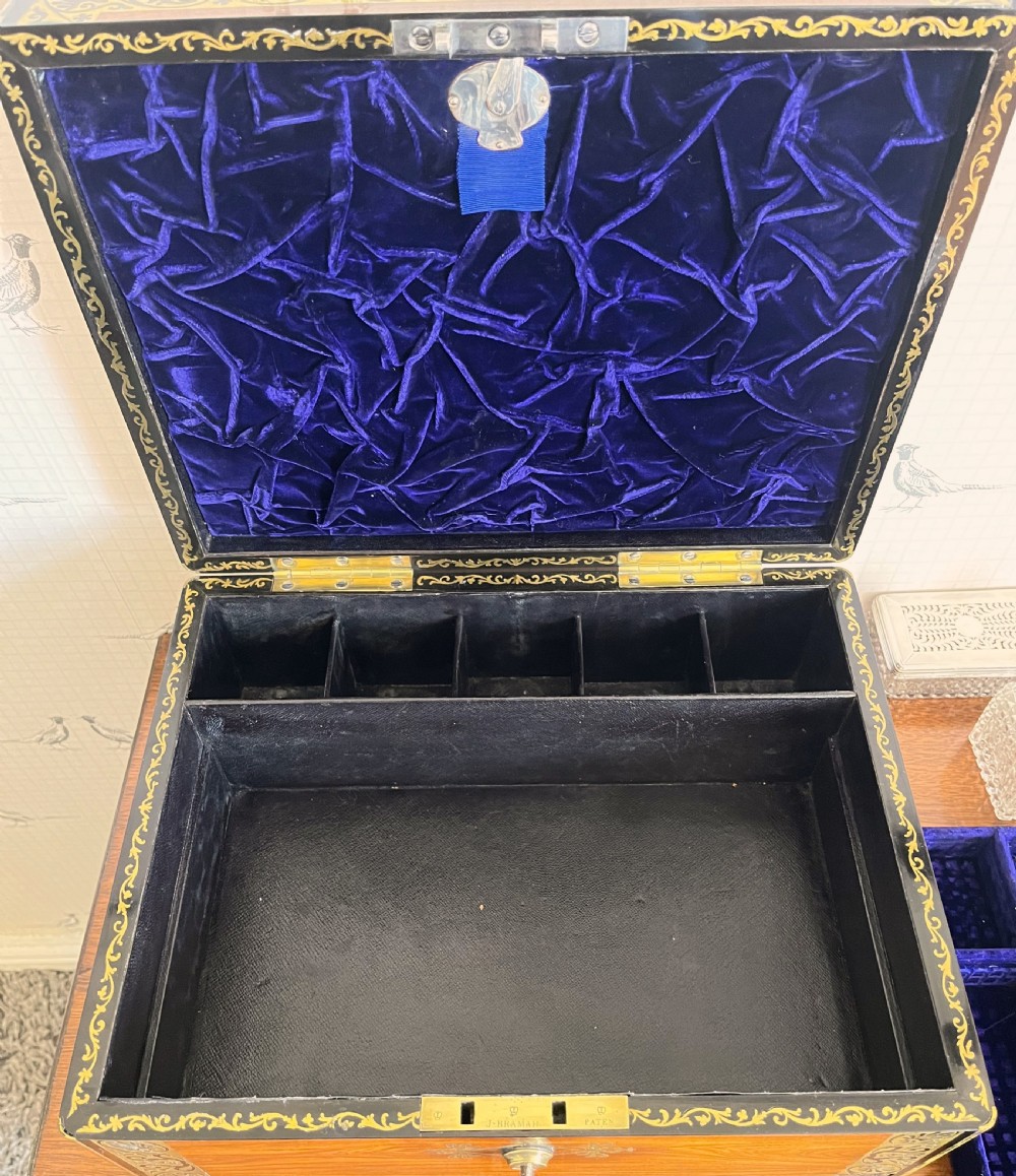 Georgian Kingwood & Silver Dressing Table Box View XXIII