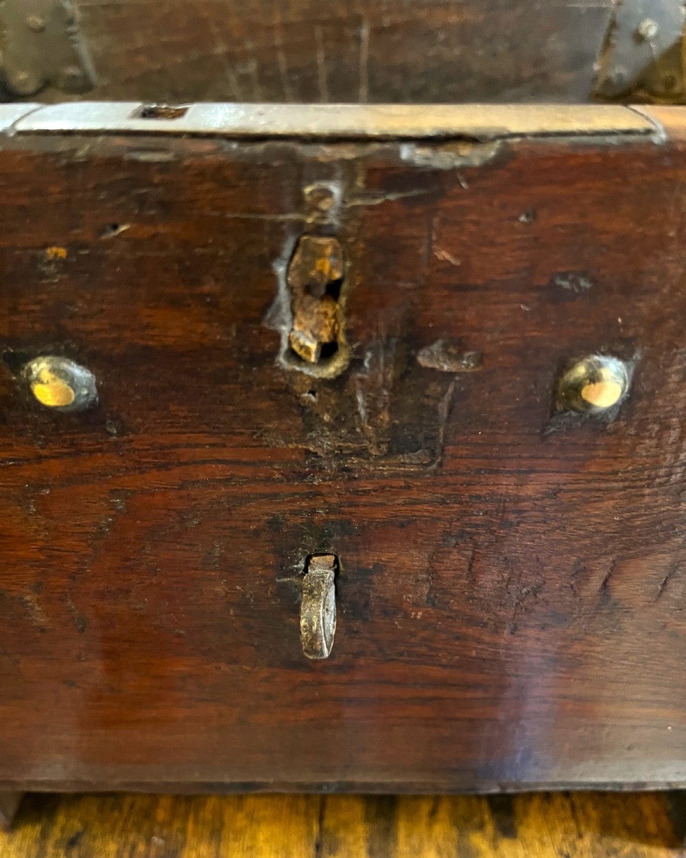 18thC Small Coffer/Marriage Chest View III