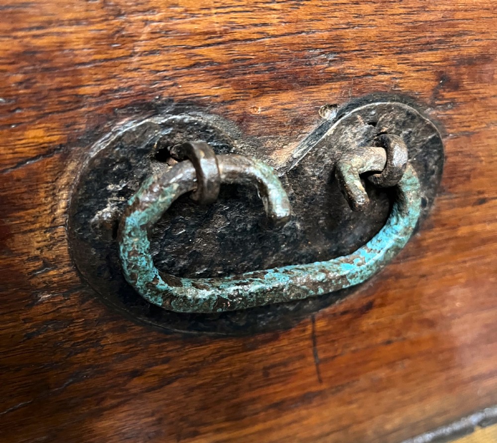 18thC Small Coffer/Marriage Chest View V