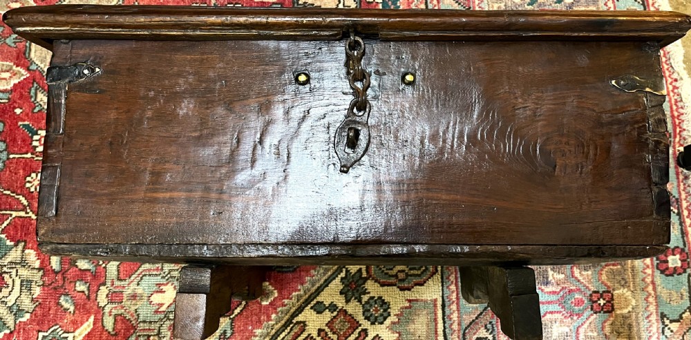 18thC Small Coffer/Marriage Chest View VIII