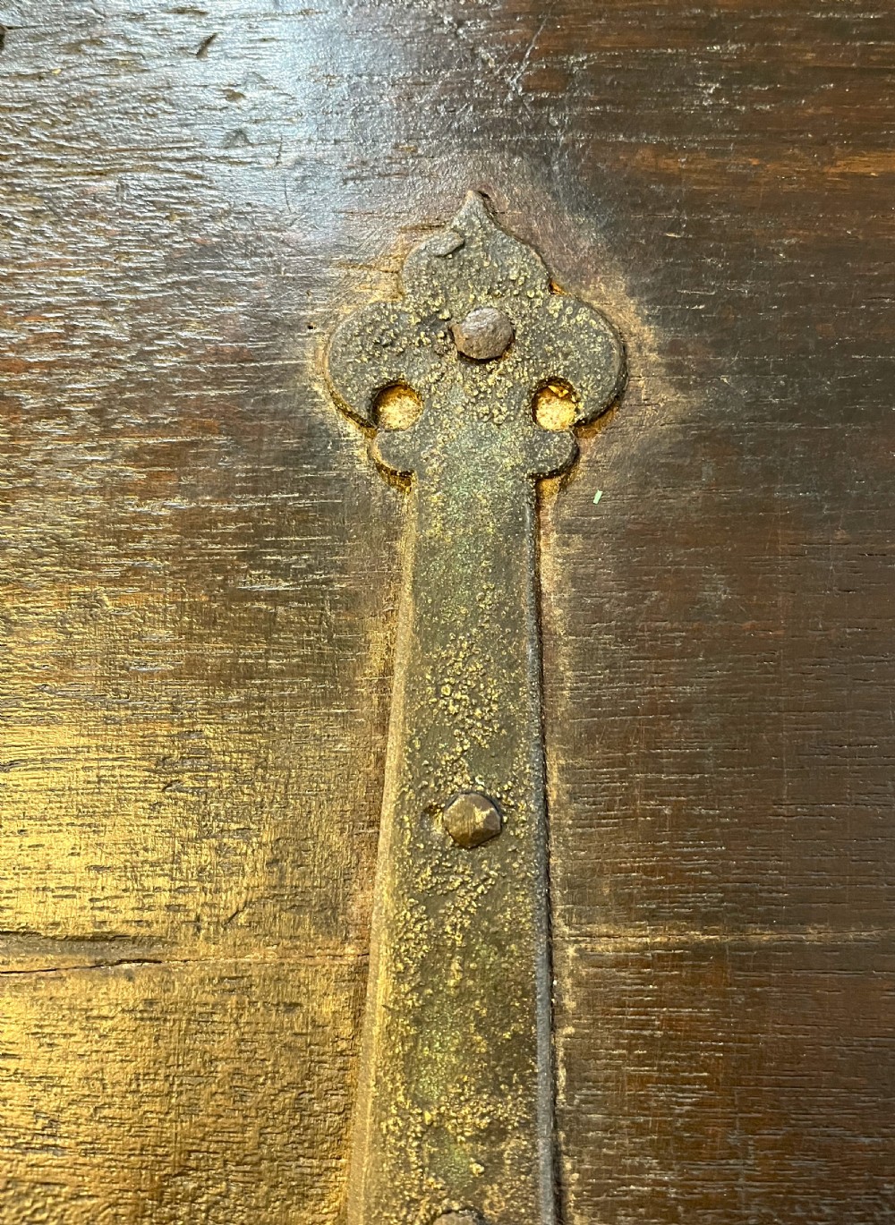 18thC Small Coffer/Marriage Chest View X