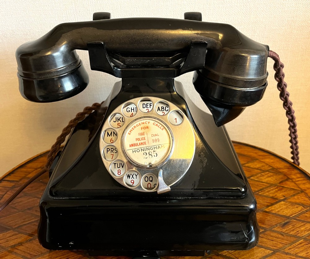 GPO 1930's Bakelite Converted Telephone